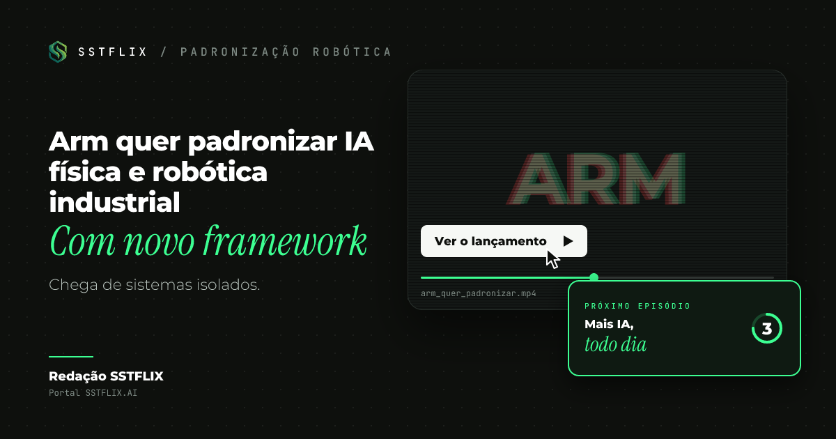 Arm quer padronizar IA física e robótica industrial com novo framework