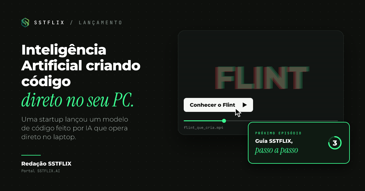 Flint: A IA que cria IA e roda direto no seu notebook, de graça