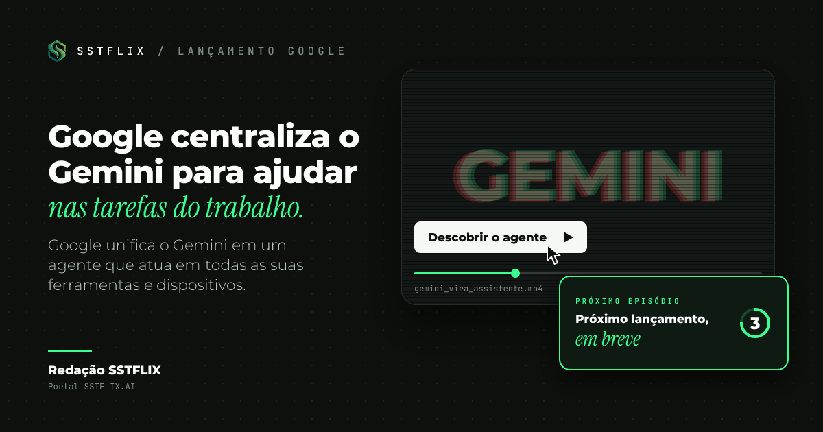 Gemini vira assistente universal para empresas: um só lugar para tarefas de trabalho