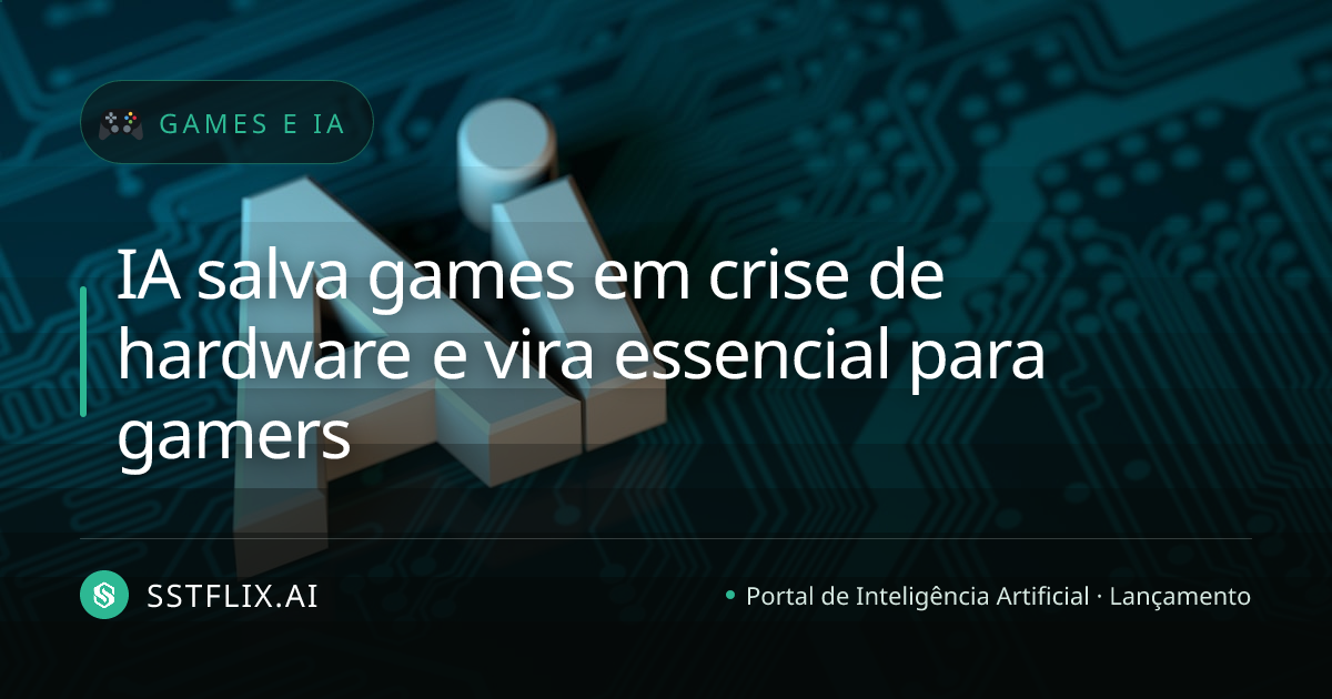 IA salva games em crise de hardware e vira essencial para gamers