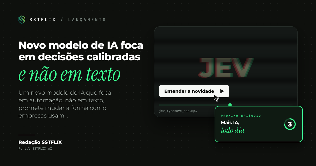 Jev: IA da TypeSafe não gera texto, mas vale US$ 7,5 bilhões em semanas