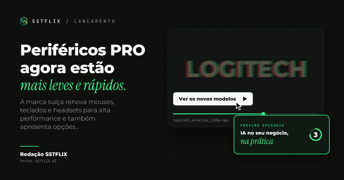 Logitech atualiza linha gamer no Brasil com 10 produtos e mira em profissionais