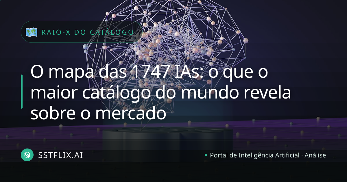 O mapa das 1747 IAs: o que o maior catálogo do mundo revela sobre o mercado